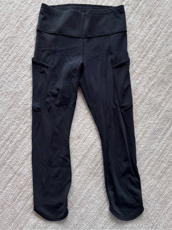 Athleta Pants - Athleta Black High-Rise Pocket Cropped Leggings Small